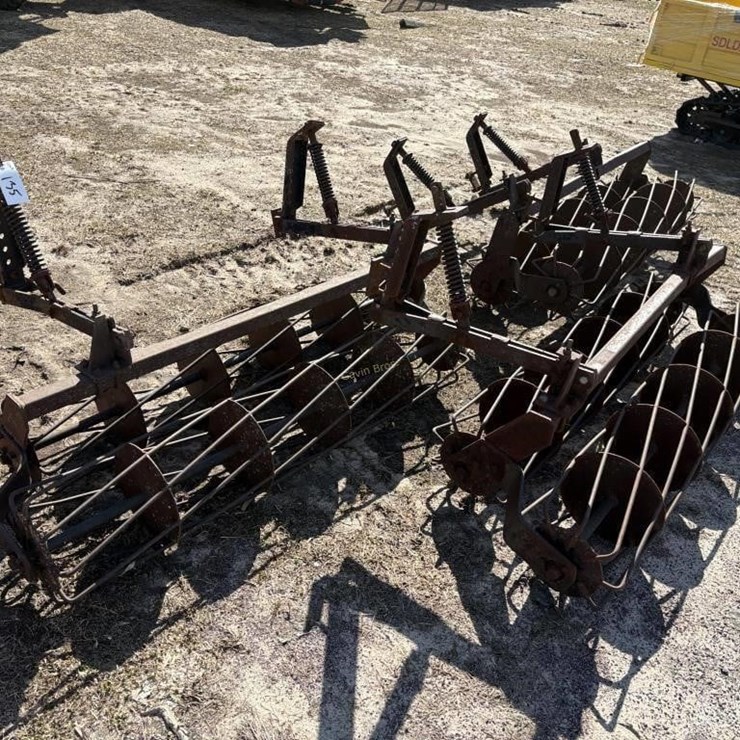 (3) Sections 5' Rolling Baskets