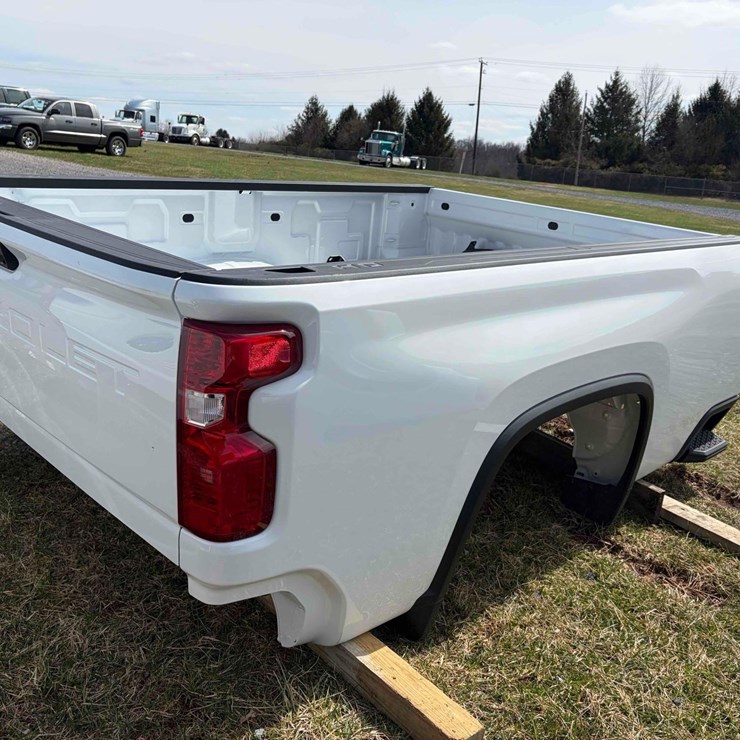 Unused White Chevrolet Truck Bed