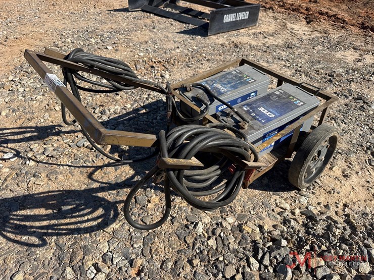 rolling-cart-w/-(2)-batteries-&-jumper-cables-image-4