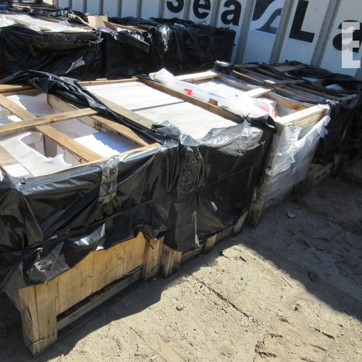 (5) CRATES MISC SIZE TILES