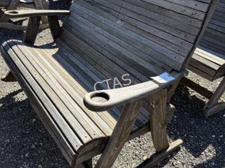 #145-•-wooden-patio-rocker-love-seat-image-1