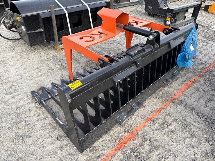 #2071-•-unused-78"-skid-steer-skeleton-grapple-inv#-42346-image-1