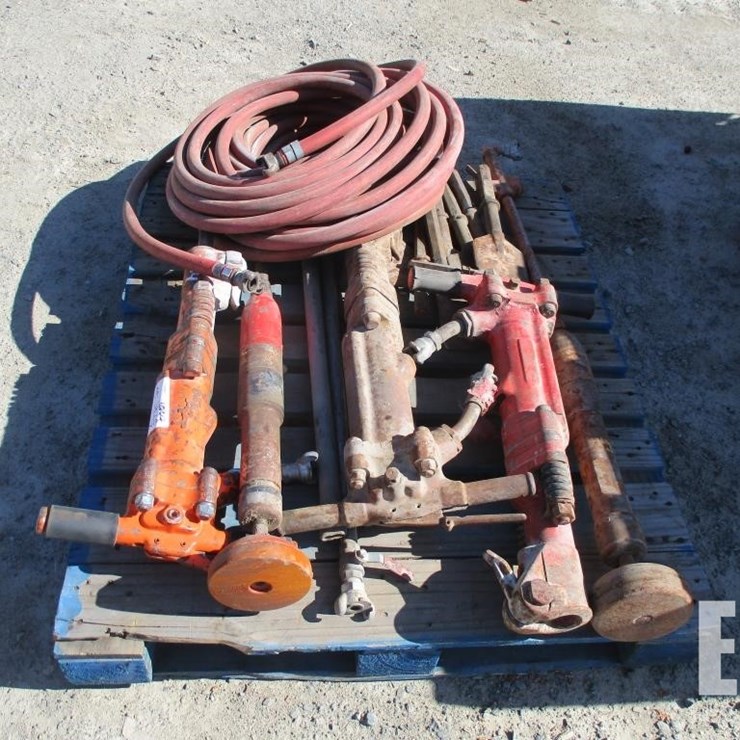 (3) AIR HAMMER BREAKERS, (2) AIR POWDER PUFF TAMPE