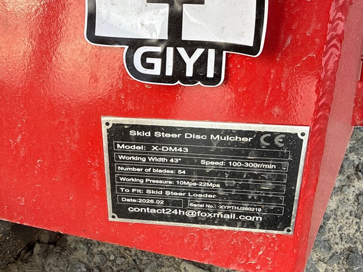 #2060-•-unused-giyi-xpm43-49-1/2"-skid-steer-disc-mower-xypthj260219-inv#-41952-image-10