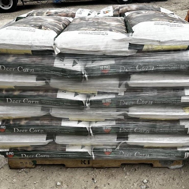 Conex- Pallet Of Deer Corn