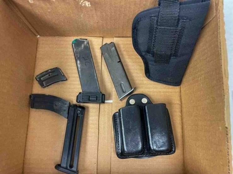 box-of-holsters,-misc.-magazines-image-1