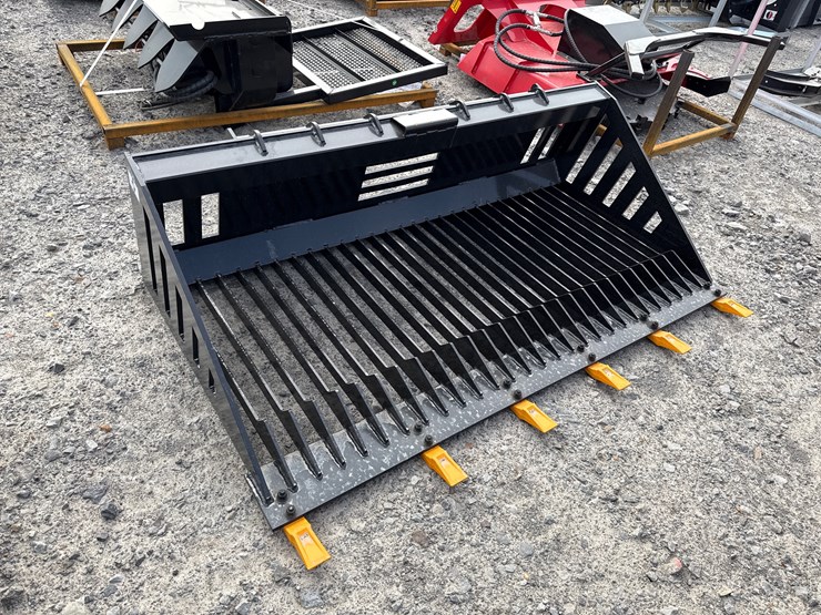 #2063-•-unused-giyi-rb66-skid-steer-rock-bucket-inv#-42035-image-2