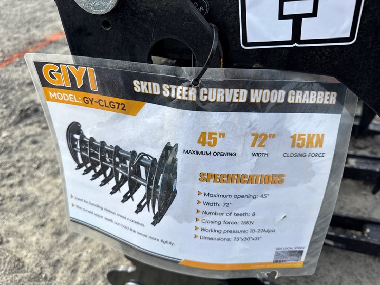 #2089-•-unused-giyi-clg72-72"-skid-steer-curved-log-grabber-inv#-42039-image-7