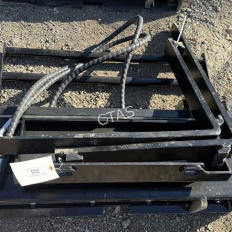 #235 • Mini Skid Steer Hydraulic Side Shift Forks
