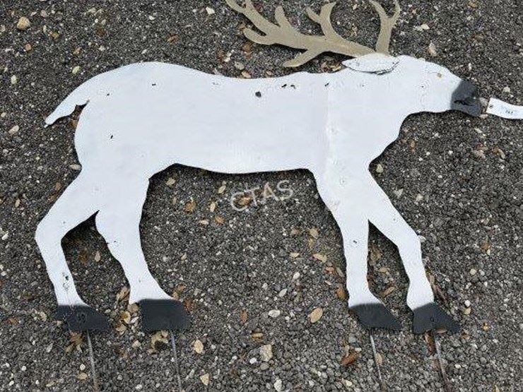 #303-•-metal-art---white-moose-image-1