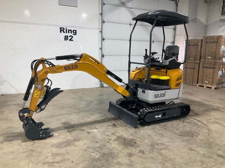 #1579-•-unused-sdle20-mini-excavator-image-1
