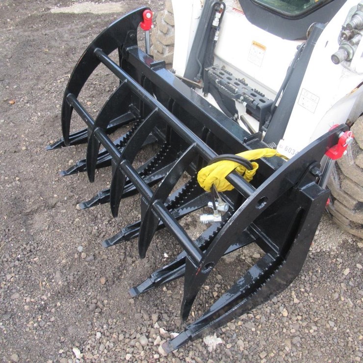 Wildcat 60" Skid Steer Root Rake Grapple