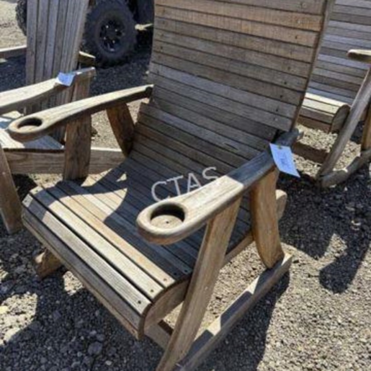 #132 • Wooden Patio Adirondack Chair