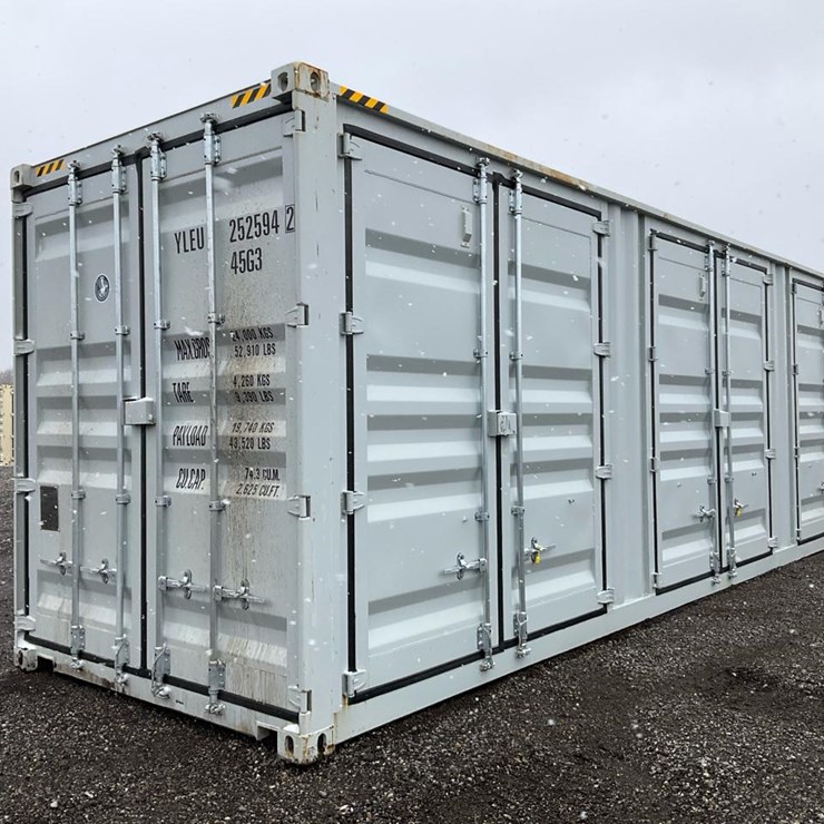#4005 • One Trip 40' High Cube Multi-Door Shipping Container
