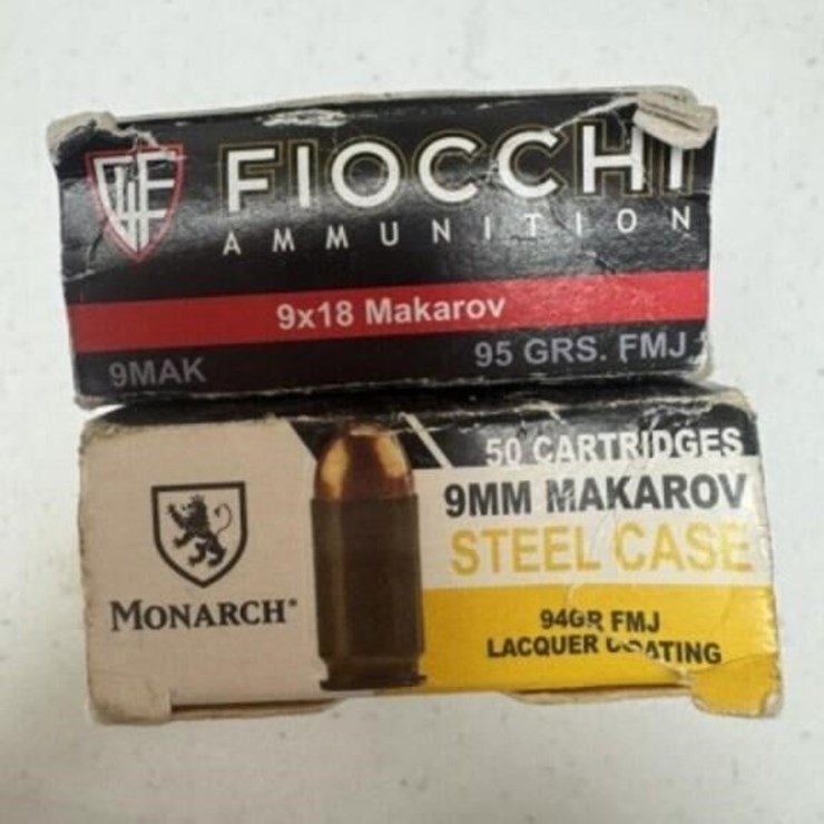9mm Makarov ammo