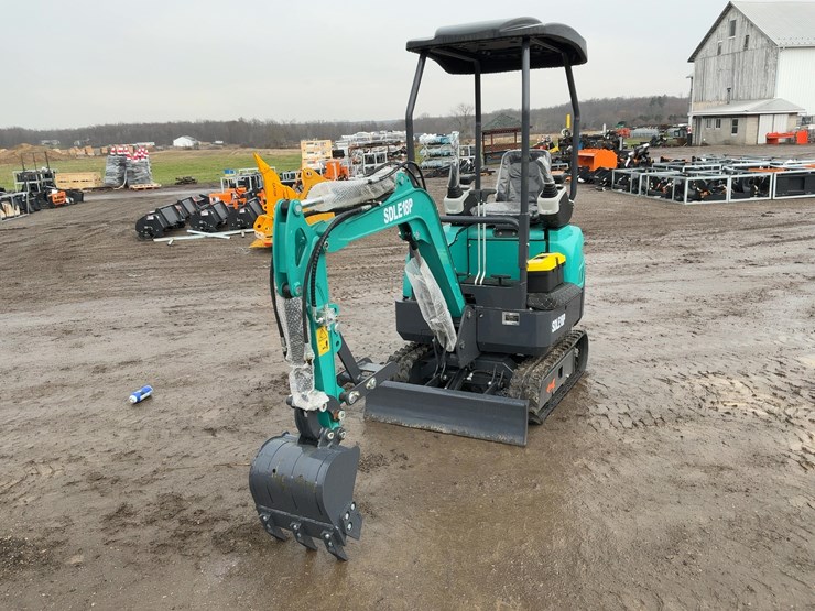 #1222-•-unused-sdle18p-mini-excavator-image-1
