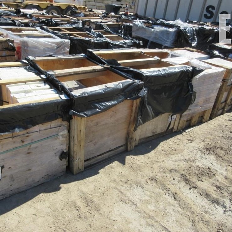 (5) CRATES MISC SIZE TILES