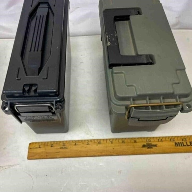 2-plastic ammo cases