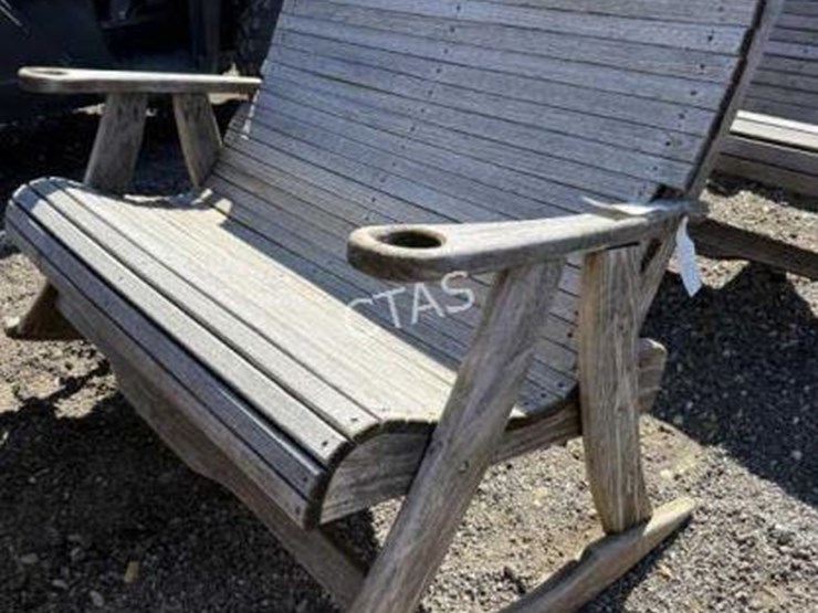 #134-•-wooden-patio-rocker-love-seat-image-1