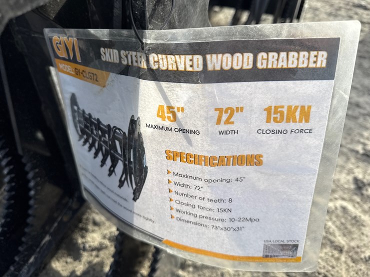 #2090-•-unused-giyi-clg72-72"-skid-steer-curved-log-grabber-inv#-42040-image-5