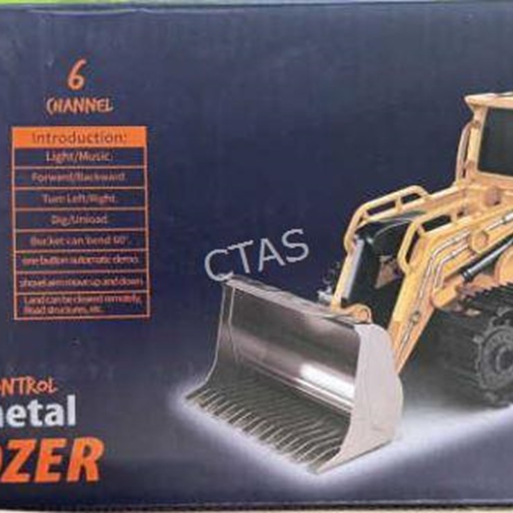 #125 • Die Cast Remote Control Bulldozer