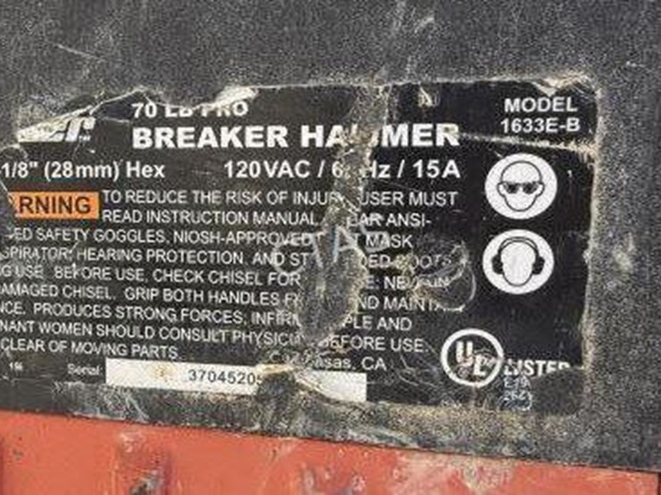 #280-•-bauer-electric-jack-hammer-w/-chisel-&-image-3