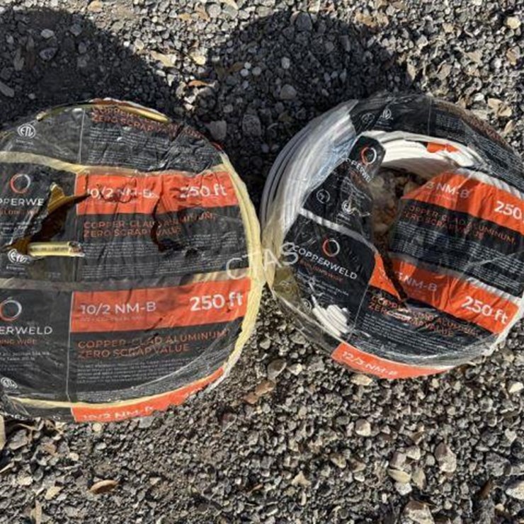 #50 • 2 Rolls 10/2 & 12/3 Copper Weld Copper-Clad