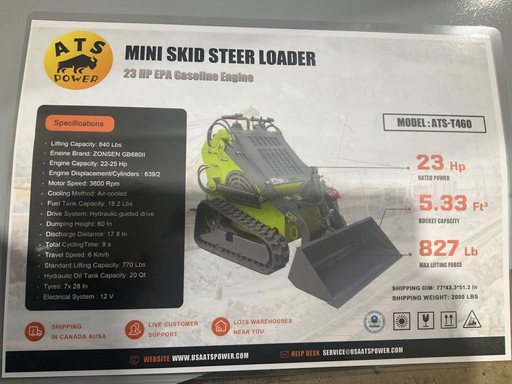 #1020-•-unused-ats-t460-mini-skid-steer-image-16