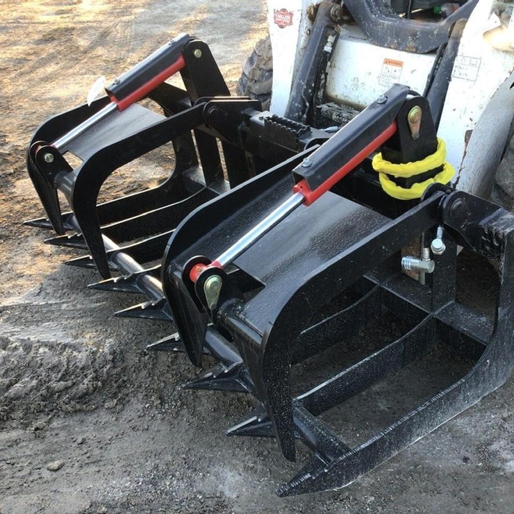 Wildcat 74"  Heavy Duty Skid Steer Root Grapple