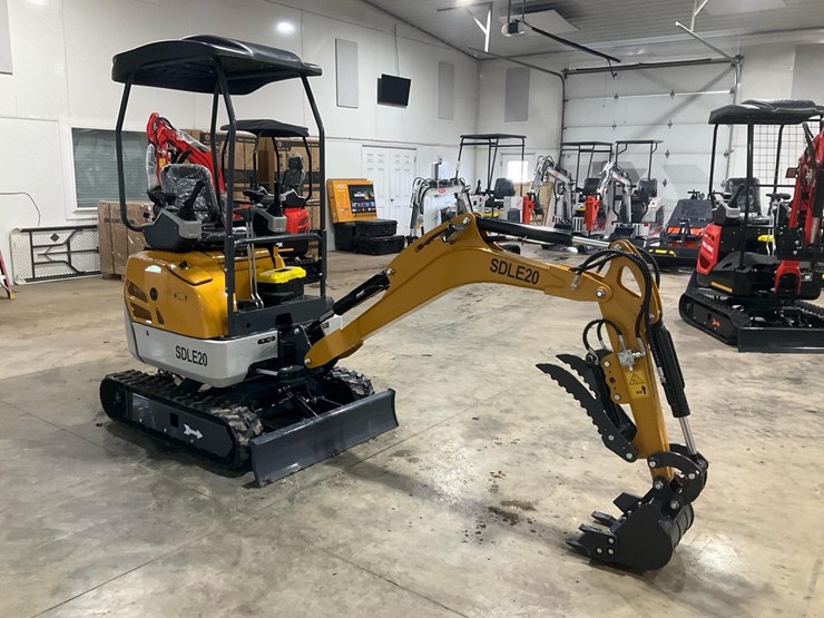#1580-•-unused-sdle20-mini-excavator-image-4