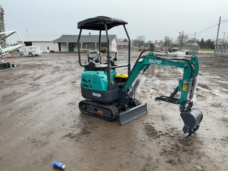#1222-•-unused-sdle18p-mini-excavator-image-7