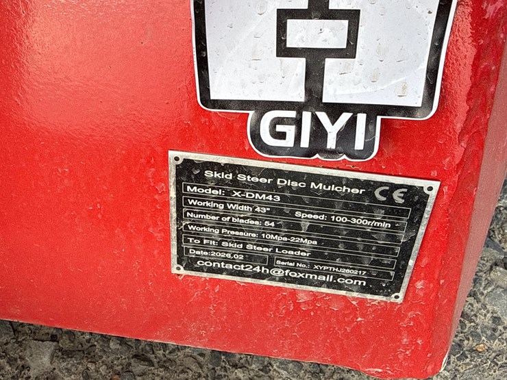 #2061-•-unused-giyi-xpm43-49-1/2"-skid-steer-disc-mower-xypthj260217-inv#-41955-image-8
