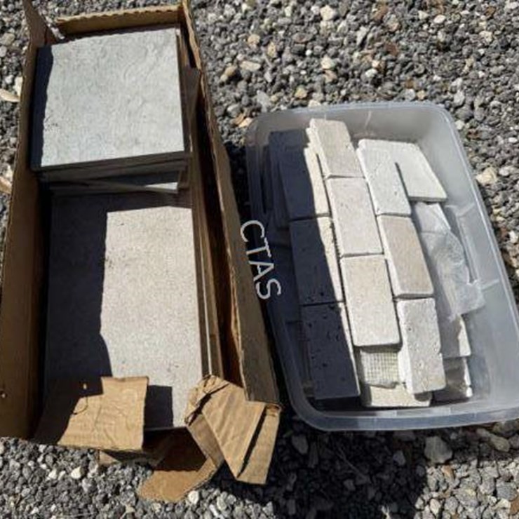 #61 • (2) Crossville Tile Boxes - 18" x 6" &