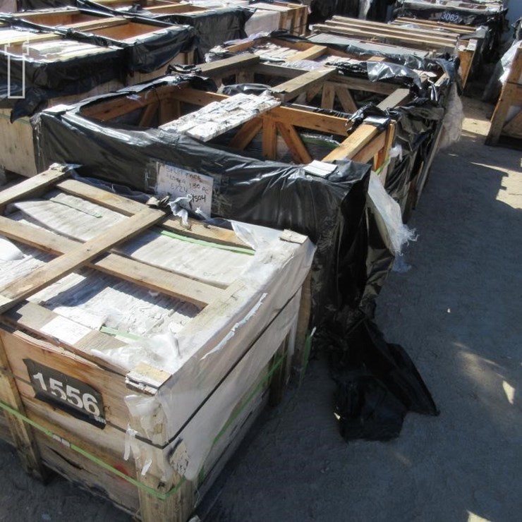 (6) CRATES MISC SIZE TILES