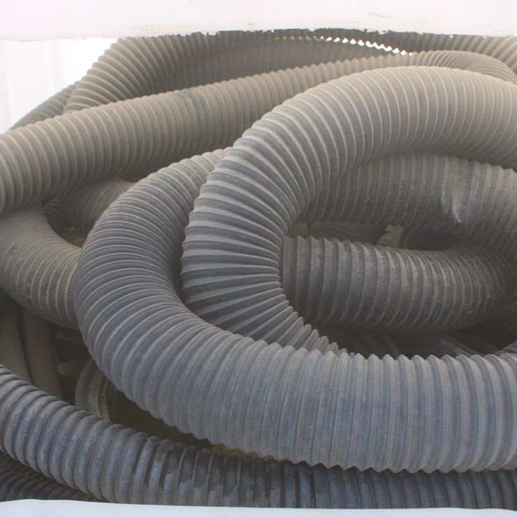 #3012 • Chemical Tote Full Of Assorted Hoses