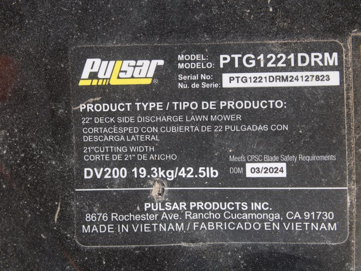 #3032-•-pulsar-200cc-push-mower-image-8