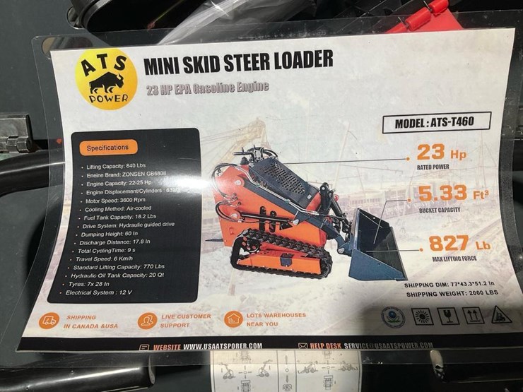 #1011-•-unused-ats-t460-mini-skid-steer-image-17