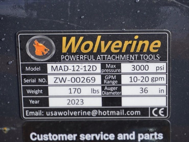#1157-•-new-mini-skid-steer-wolverine-auger-drive-and-bit-attachment-image-4