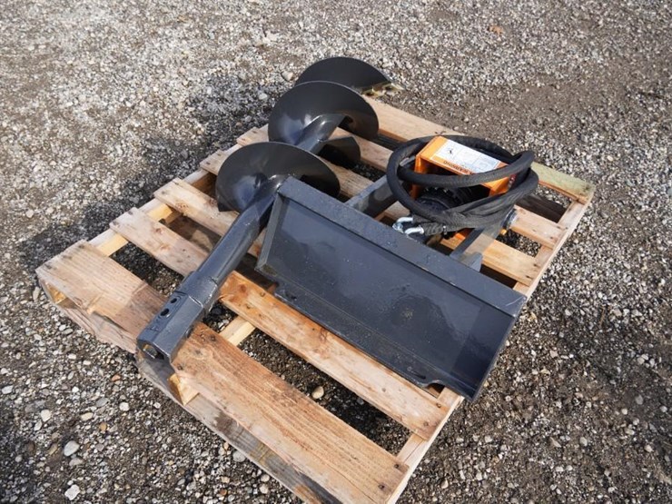 #1153-•-new-mini-skid-steer-wolverine-auger-drive-and-bit-attachment-image-2