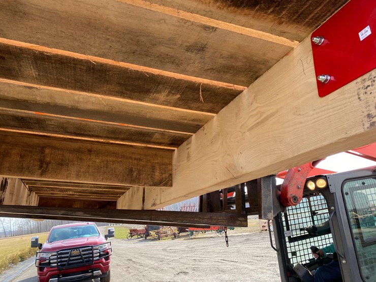 new---8’-x-16’-native-wood-hay-rack-with-standard-image-14