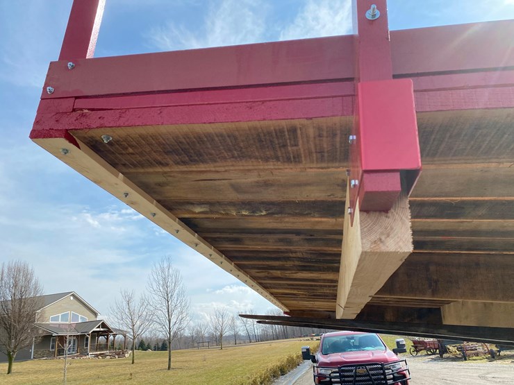 new---8’-x-16’-native-wood-hay-rack-with-standard-image-16