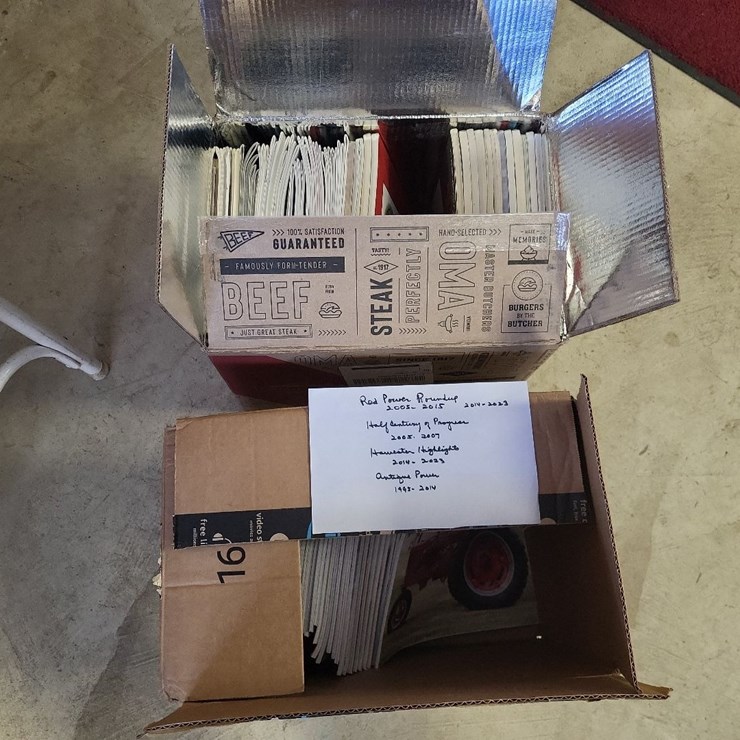 Assorted Red Power Round Up and Harvester Highlight Magazines