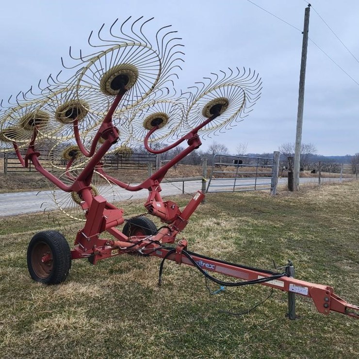 Sitrex 8 Wheel Rake w/Kicker