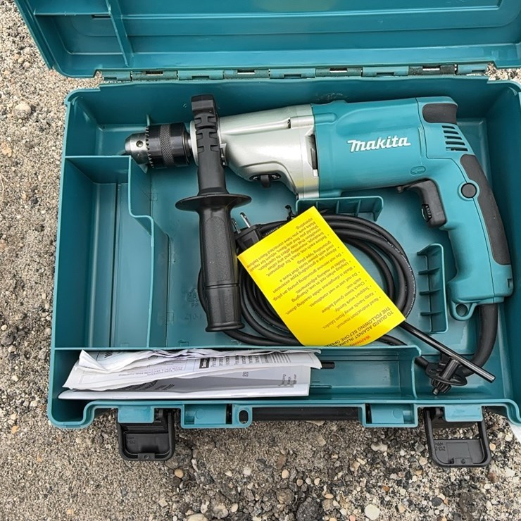 NEW MAKITA 2 SPEED HAMMER DRILL- HP2050- 1 YR FACTORY WARRANTY -RECON NEW SUPPORT EQUIPMENT