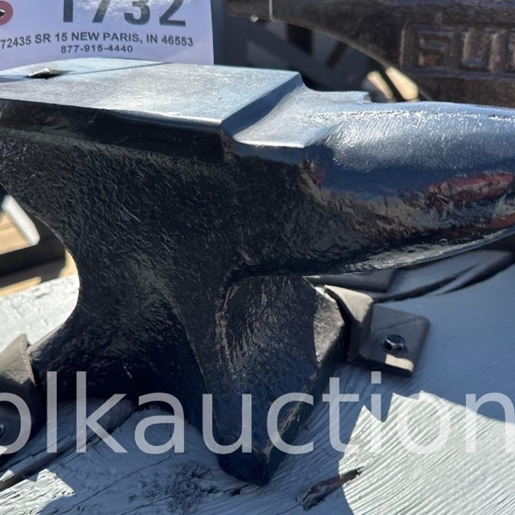 1732 - 12.5" x 3" ANVIL - FROM THE HARLAN BEER ESTATE