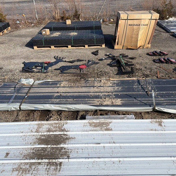 NEW (100) SKLP SKL100 12FT. SHEETS STEEL SIDING NEW SUPPORT EQUIPMENT