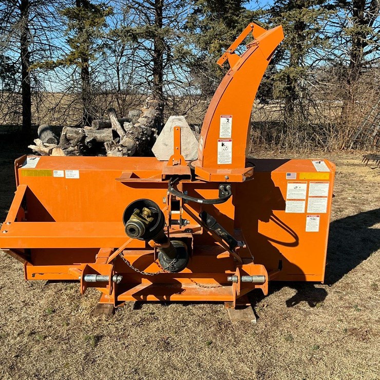Woods 5596-2 Snow Blower, 8’, 3pt., 1000 PTO, dual auger, hyd. spout