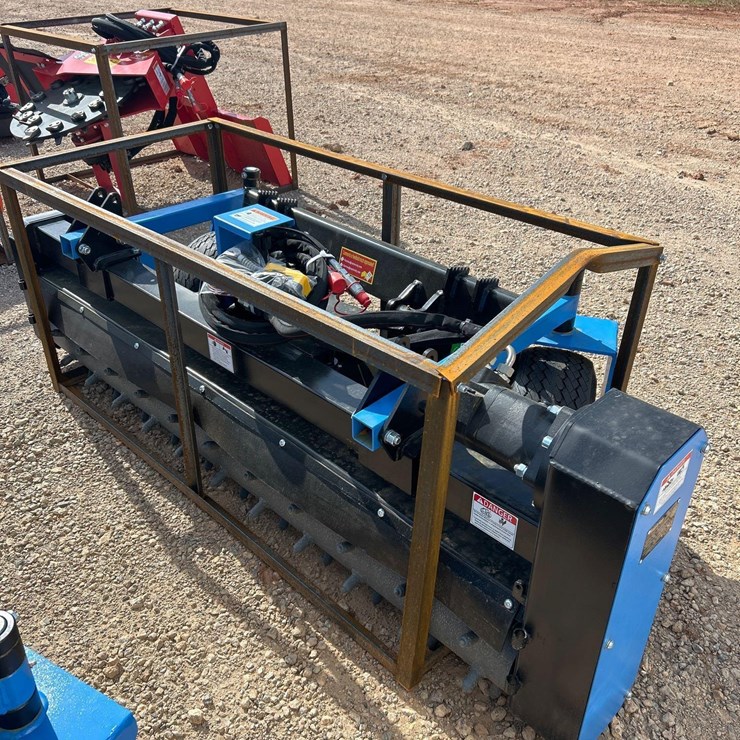 RAYTREE RMSC78 78IN SKID STEER HYDRAULIC ANGLE SOIL CONDITIONER