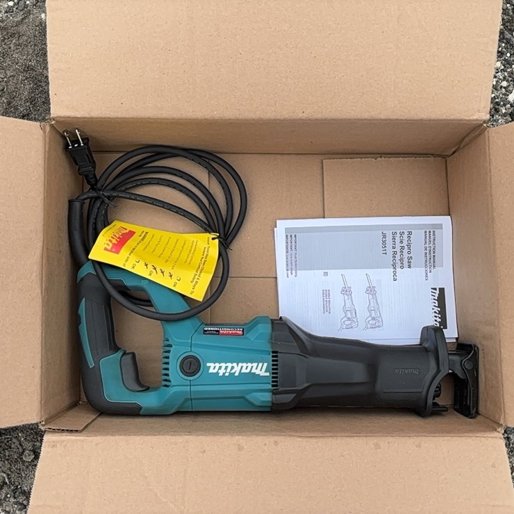 NEW MAKITA CORDED RECIPROCATING SAW - JR3051T- 1 YR FACTORY WARRANTY-RECON NEW SUPPORT EQUIPMENT