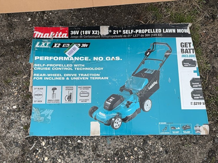 new-makita-18v-x-2-lxt-21"-lawn-mower-36-volt-image-1
